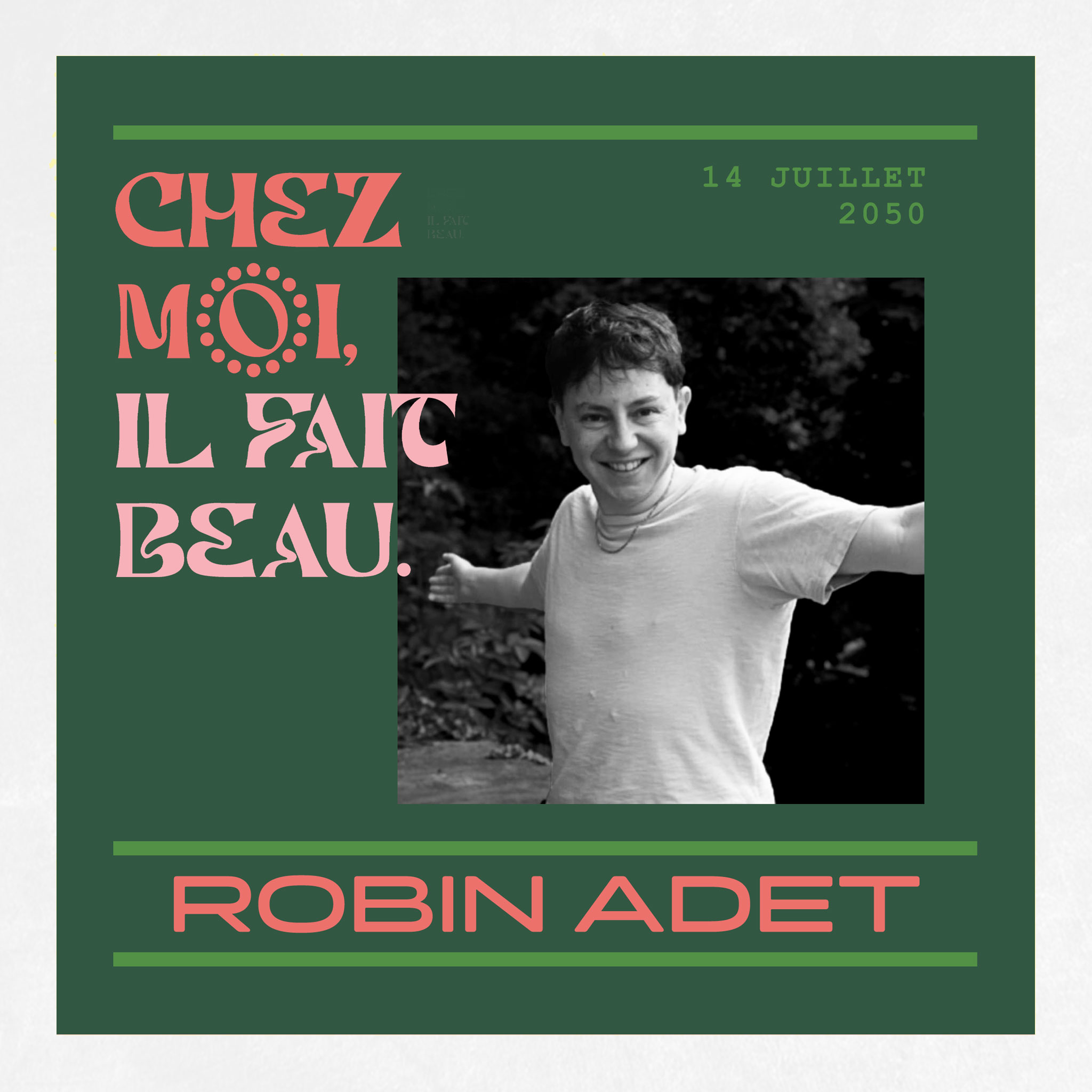 Episode #2: Robin, chroniqueur, réalisateur, politologue, programmateur - Podcast Chez nous il fait beau.